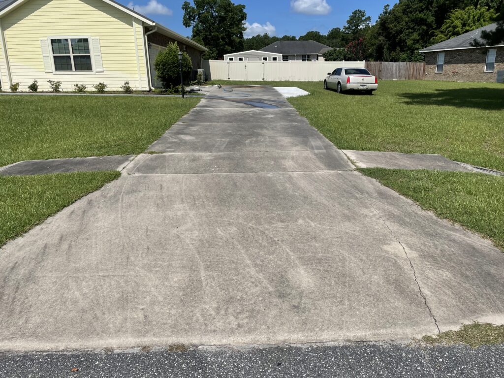 Driveway Washing Before and after lake city